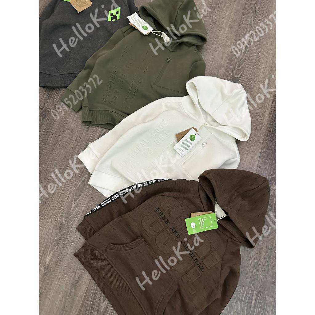 Áo nỉ CA nhiều mẫu cho bé