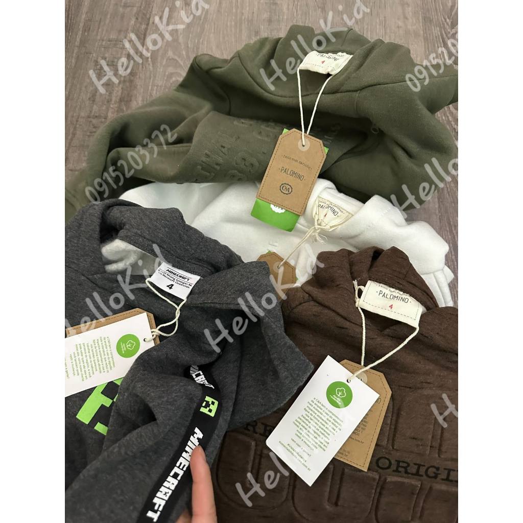 Áo nỉ CA nhiều mẫu cho bé