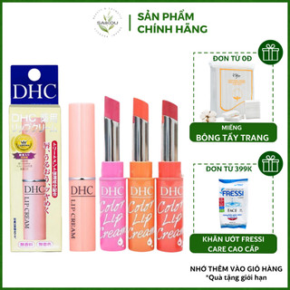 Son dưỡng môi dhc lip cream, son dưỡng dhc có màu, son dưỡng môi mềm mịn, dưỡng ẩm, dưỡng môi khô thâm nẻ saikou