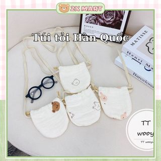 Túi len móc đựng tỏi cho bé yêu hình chú heo dễ thương