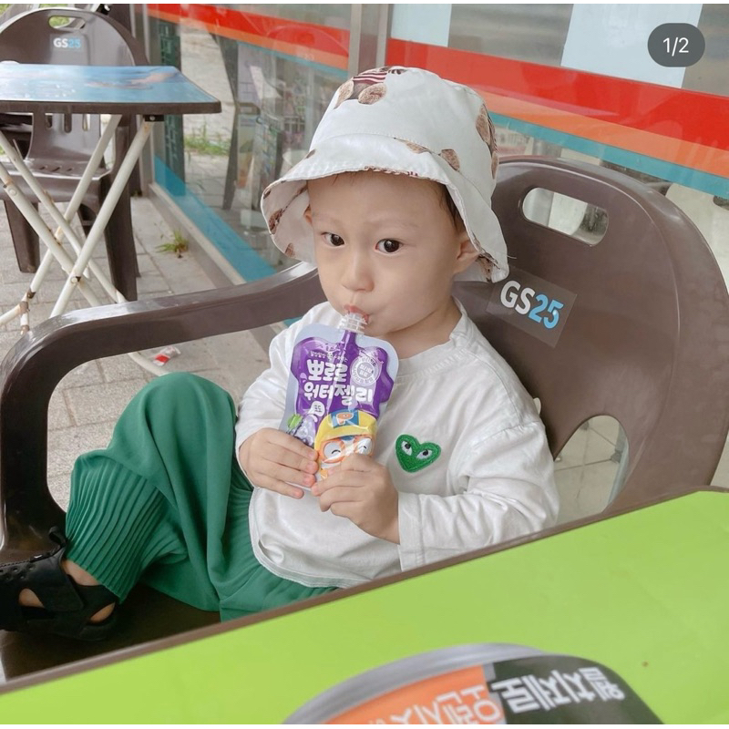 THẠCH TRÁI CÂY PALDO  PORORO HÀN QUỐC CHO BÉ