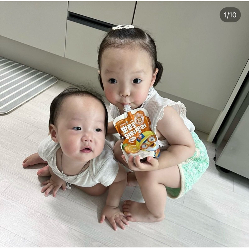 THẠCH TRÁI CÂY PALDO  PORORO HÀN QUỐC CHO BÉ