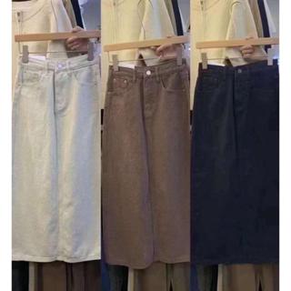  Lyc Fashion - Chân váy jean dài dáng Hàn 