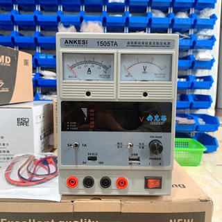 Máy cấp nguồn ankesi 1505ta đồng hồ kim 15v-5a