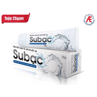 Gel làm sạch da & kháng khuẩn Subạc tuýp 25g