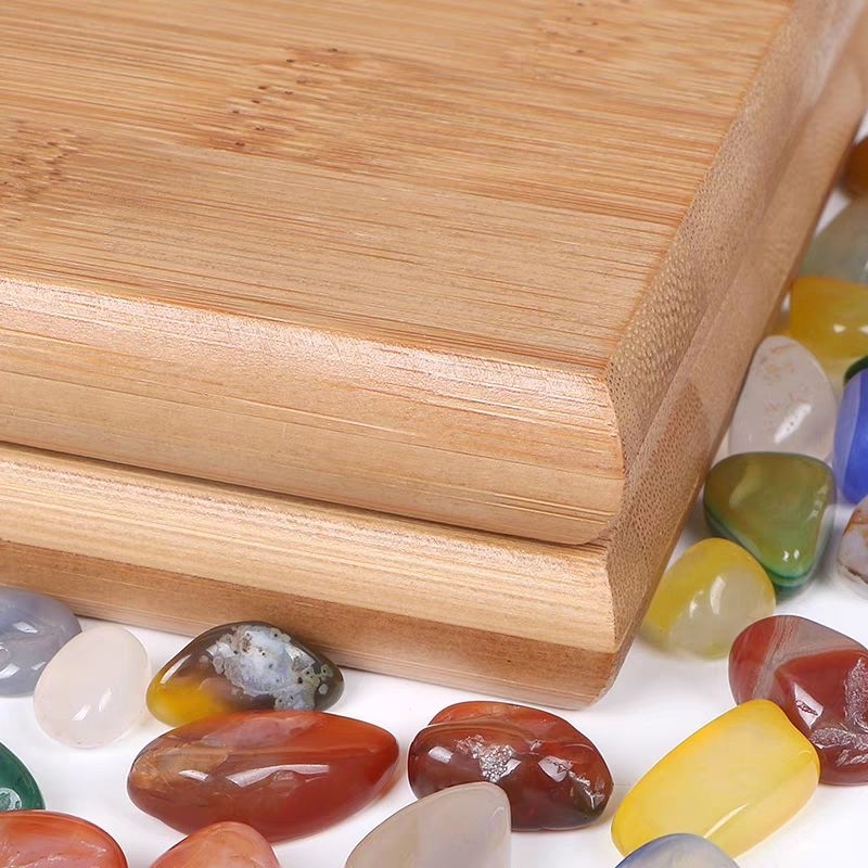 BỘ TRÒ CHƠI Ô ĂN QUAN hộp gỗ kèm đá