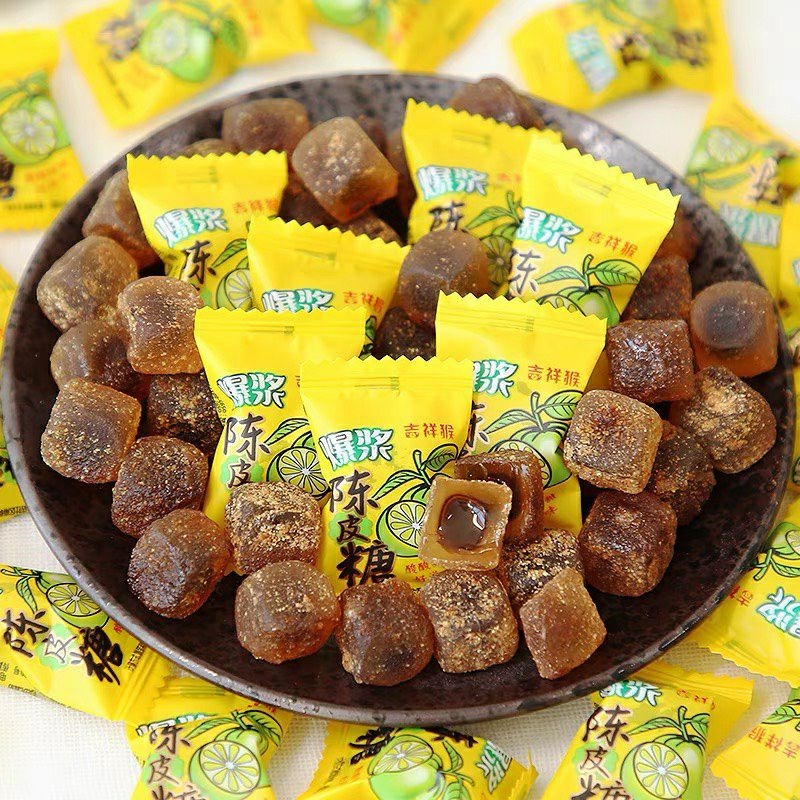 Kẹo dẻo ô mai mix xí muội HongKong, 1 xô kẹo dẻo hương xí muội chanh muối ngọt thanh chua nhẹ, dẻo dai