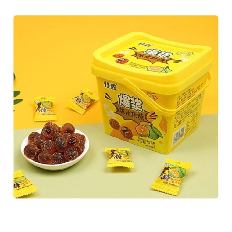 Kẹo dẻo ô mai mix xí muội HongKong, 1 xô kẹo dẻo hương xí muội chanh muối ngọt thanh chua nhẹ, dẻo dai