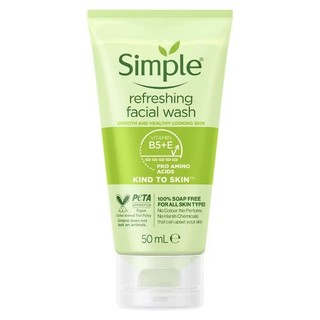 (Mẫu Mới) Sữa rửa mặt Simple 150ml Mẫu Mới