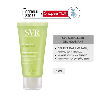Gel Rửa Mặt Cho Da Nhờn Mụn SVR Sebiaclear Gel Moussant 55ml
