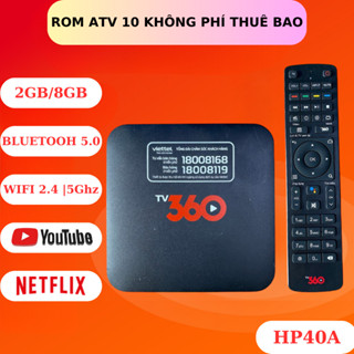Androi Box TV360 Viettel & T650 FPT- Điều khiển giọng nói, cài rom ATV ngoài  - Đầy đủ phụ kiện, xem TV bóng đá miễn phí