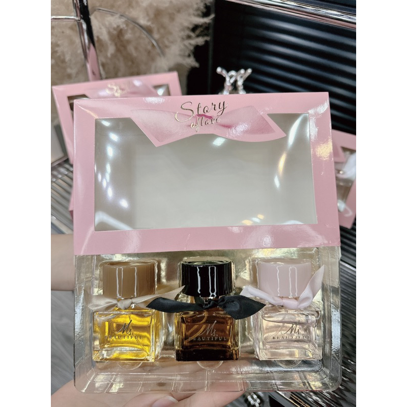 COMBO 3 LỌ NƯỚC HOA NẮP NƠ