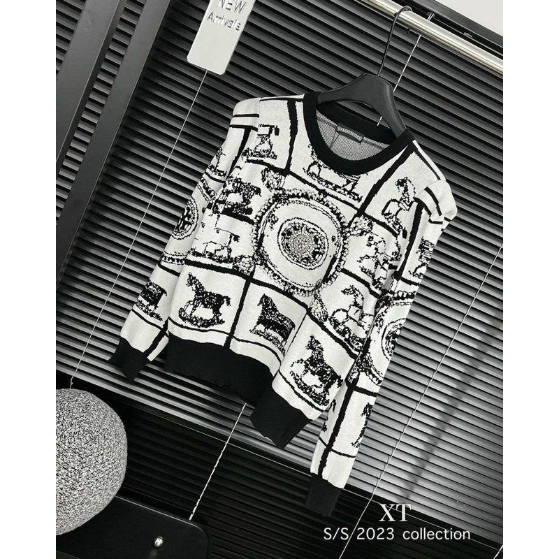 ÁO LEN THÊU HOẠ TIẾT ĐÍNH ĐÁ