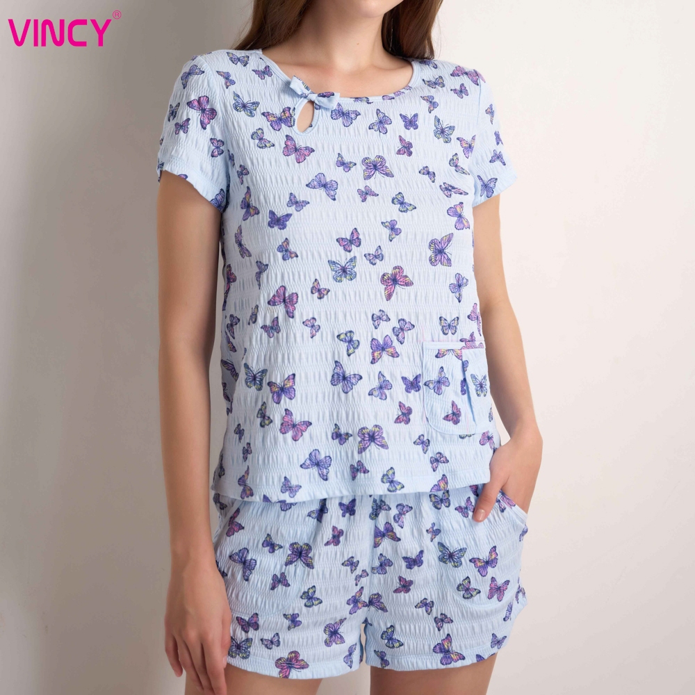 [Mã FATOP12 giảm 30K đơn 150K] Bộ Đồ Short Thun Nữ Vincy BST047W01