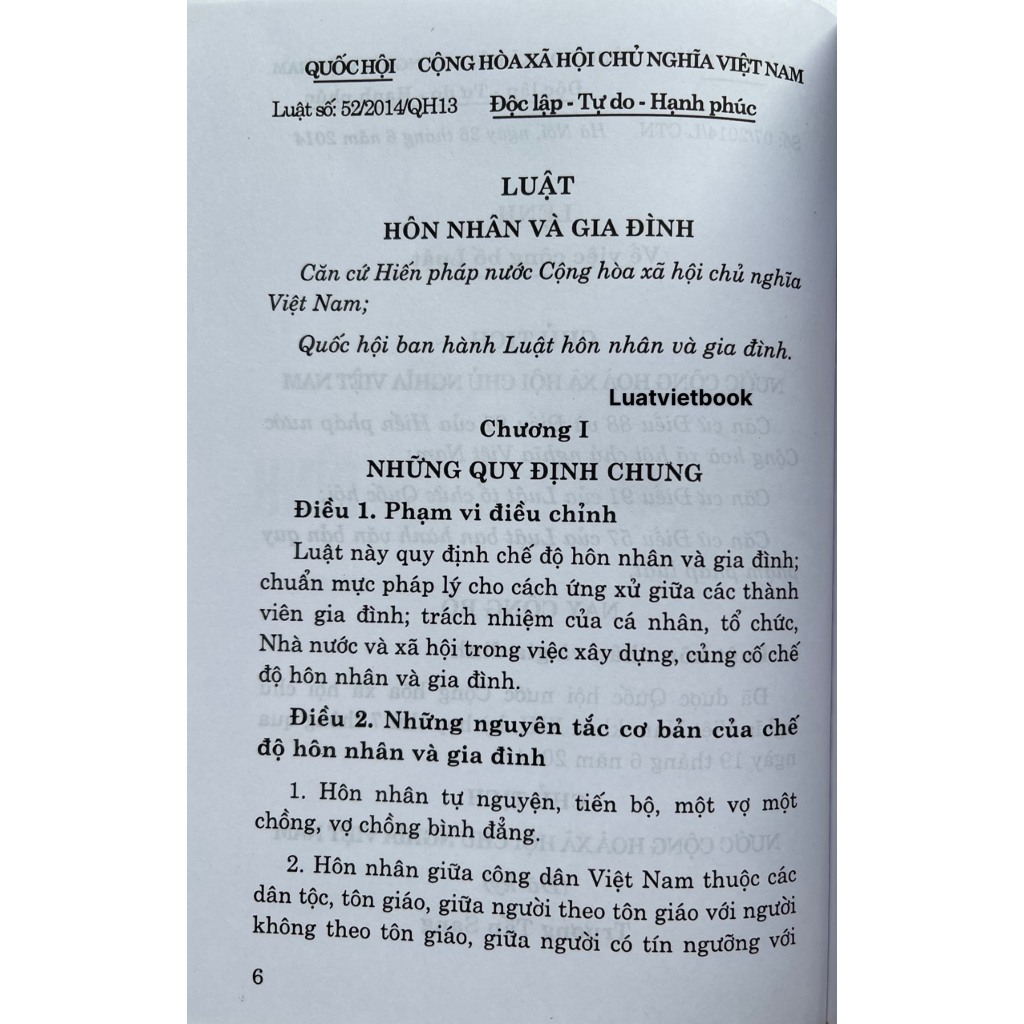 Sách Luật Hôn Nhân Và Gia Đình