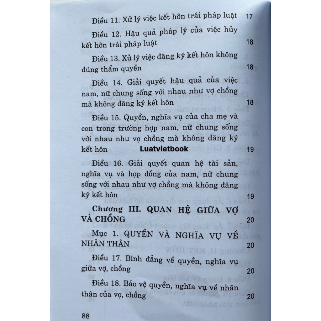 Sách Luật Hôn Nhân Và Gia Đình
