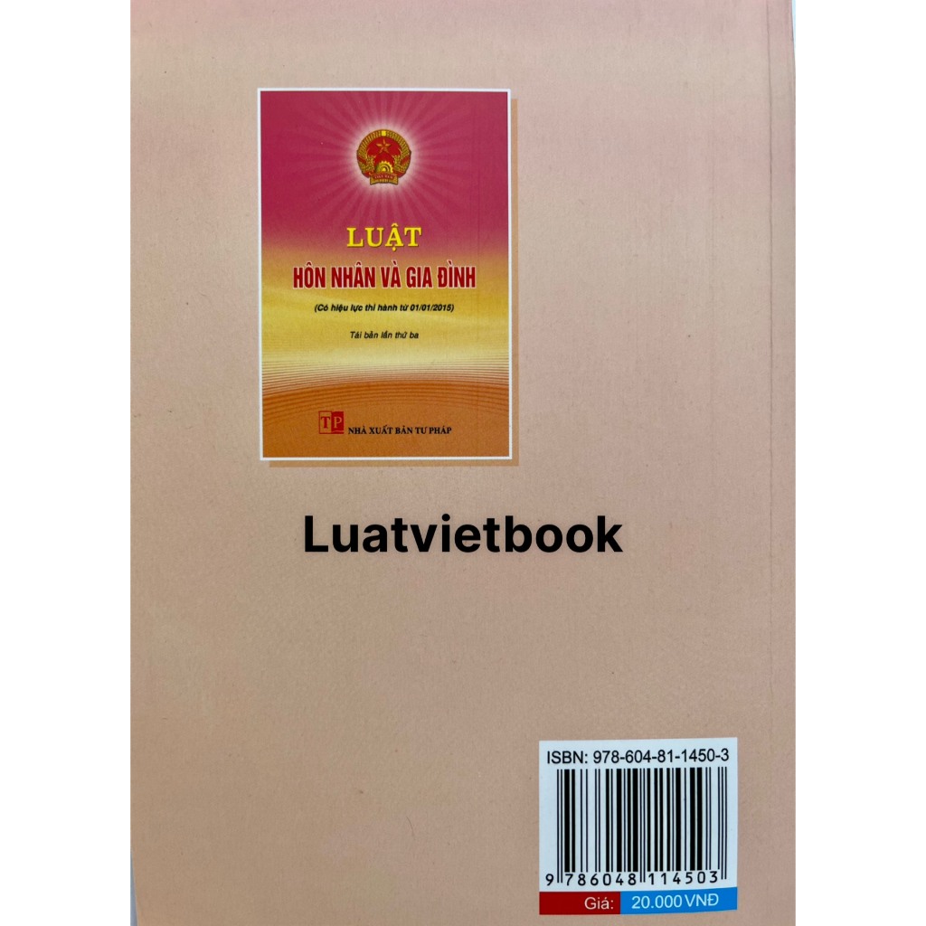 Sách Luật Hôn Nhân Và Gia Đình