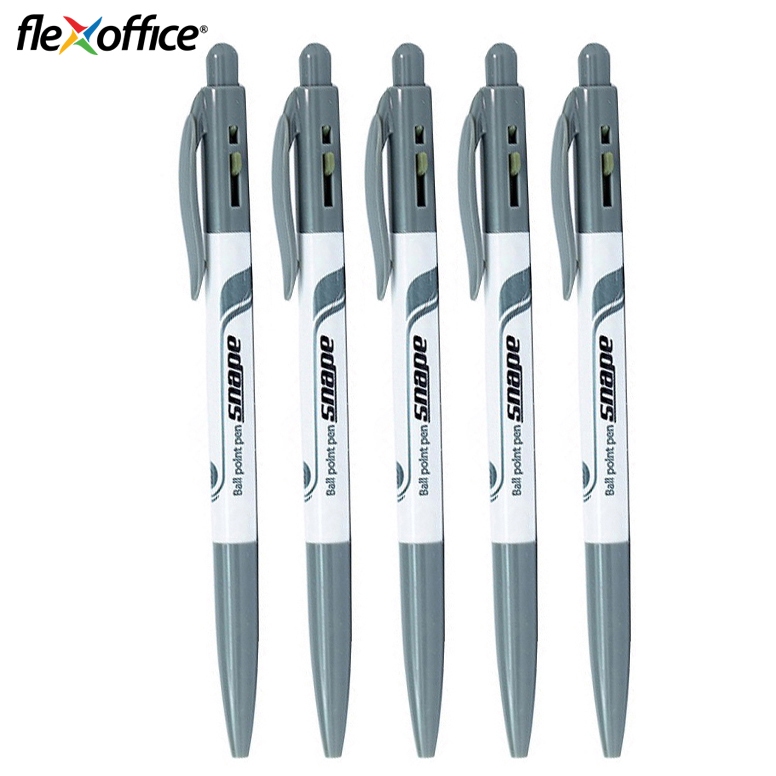 Combo 5/10/20 bút bi FlexOffice FO-023 mực đen