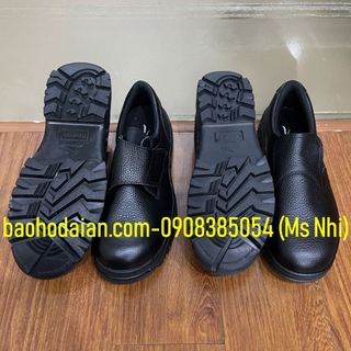 Giày bảo hộ lao động Kcep KX015 chất liệu da bò mũi thép đế cao su