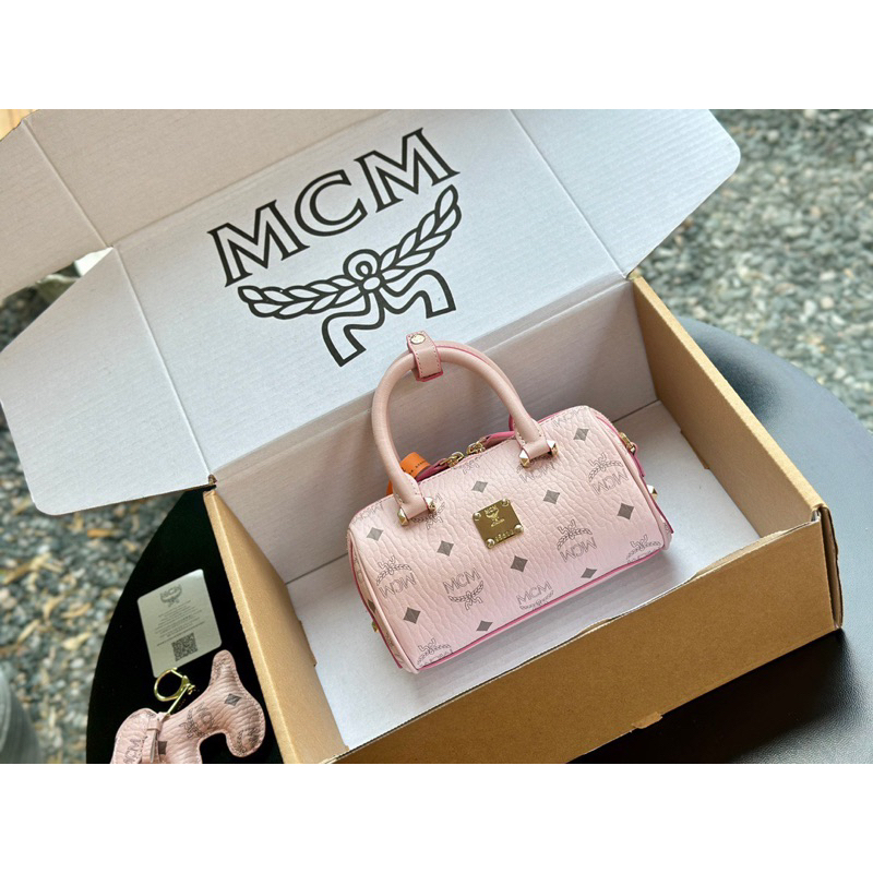 Túi gối Boston full box cao cấp logo khắc khoen và móc túi size 18