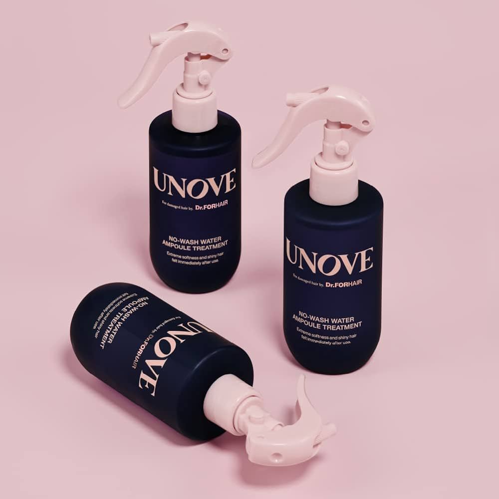 Tinh chất xịt dưỡng phục hồi tóc UNOVE NO-WASH AMPOULE TREATMENT 200ml - ninishop