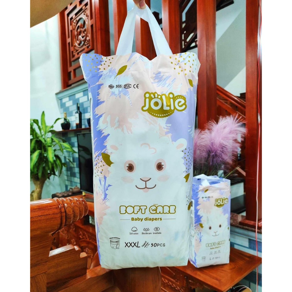 Combo 2 bịch  bỉm JOLIE xuất nhật M/L/XL/XXL/XXXL/4XL siêu thấm chống hăm
