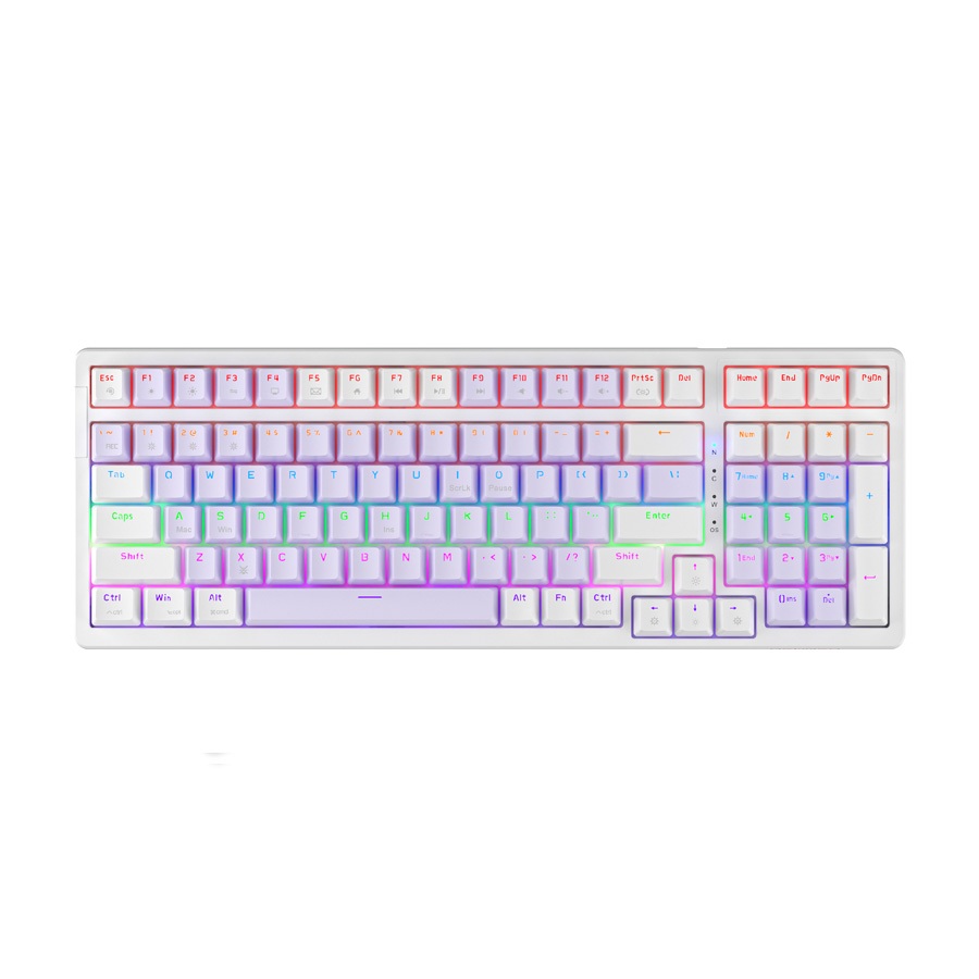 Bàn phím cơ có dây Gaming Newmen GM328, công nghệ keycap ép phun, chống mài mòn, bền, BH 24 tháng - Hàng chính hãng