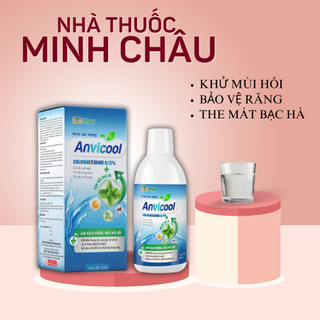 Nước súc miệng thảo dược giữ hơi thở thơm mát Anvicool 100ml