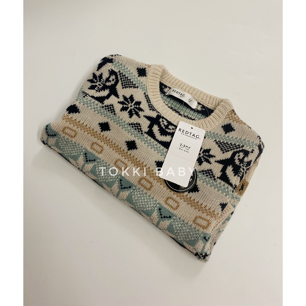 Áo len họa tiết Noel cho bé ARE002