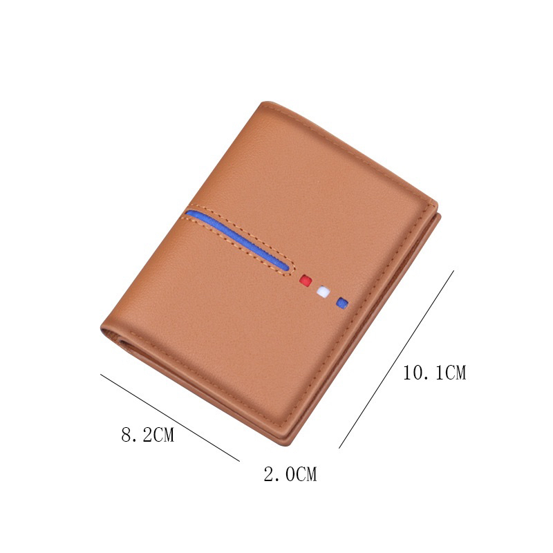 Ví  Da Nam Nữ Mini Có Ngăn Khoá Da Đanh Cứng Cáp