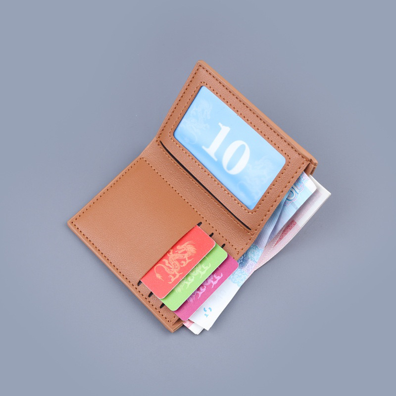 Ví  Da Nam Nữ Mini Có Ngăn Khoá Da Đanh Cứng Cáp