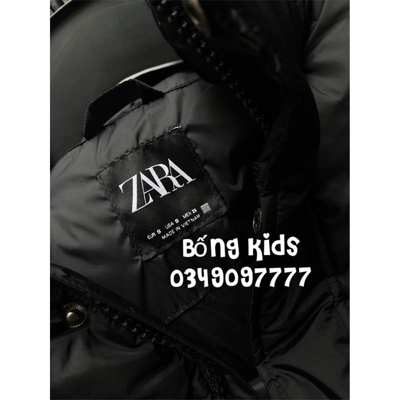 Áo Phao Nam Chần Bông Basic Đen ZR