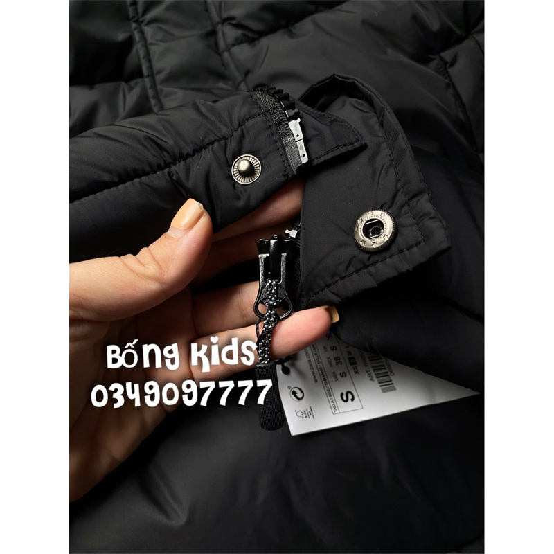 Áo Phao Nam Chần Bông Basic Đen ZR