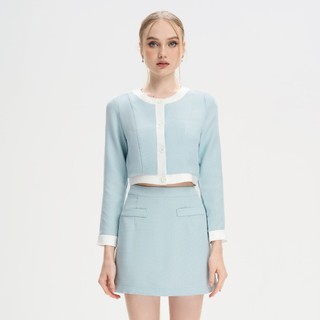 Chân váy mini ôm bố Maybi