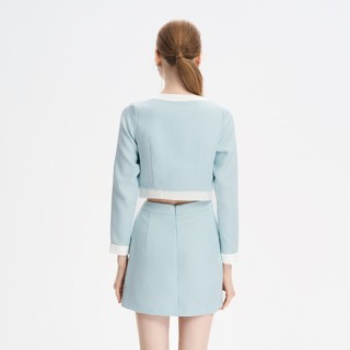 Chân váy mini ôm bố Maybi