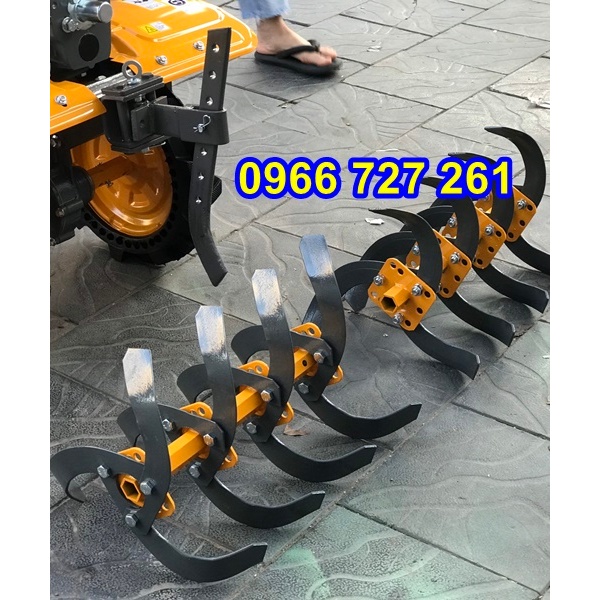 Máy cày bừa mini dùng cho gia đình, lắp được lên luống tạo rãnh