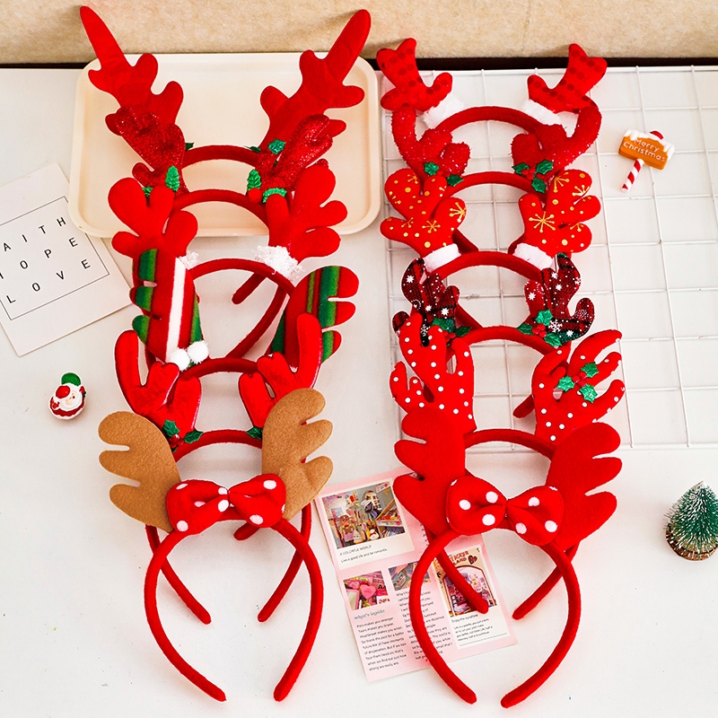 Bờm Tóc, Bờm Noel SIêu Dễ Thương Cho Bé Gái Memocshop Đồ Noel Băng Đô Cài Tóc Dùng Làm Quà Tặng Trong Mùa Giáng Sinh