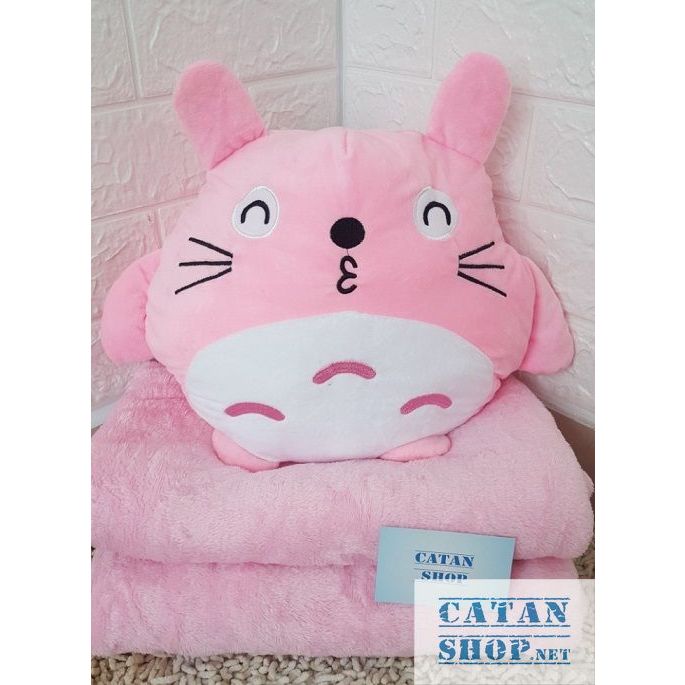 Chăn gối văn phòng hình Totoro với nhiều biểu cảm siêu cute