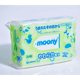 Giấy ướt Moony hàng nội địa Nhật 1 gói 76 miếng