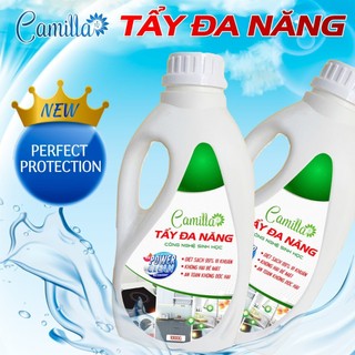 Combo 2 Tẩy Đa Năng Camilla Công Nghệ Sinh Học, Làm Sạch Vết Bẩn, Không Hại Bề Mặt, An Toàn, Không Độc Hại - Chai 1000ml