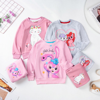Bộ nỉ da cá bé gái