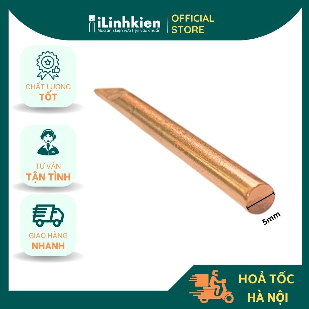 Mũi hàn thiếc 40W 60W dao chém bằng thép cao cấp chất lượng cao.