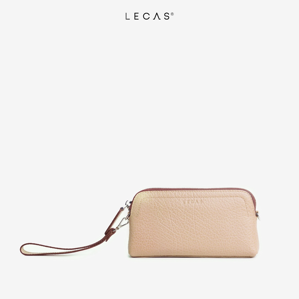 Ví Nữ Cầm Tay Da Thật LECAS SON