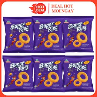 COMBO 6 BỊCH Snack Super Ring Cheese Oriental/Chesse Ball 112G (8 Gói x 14G)
