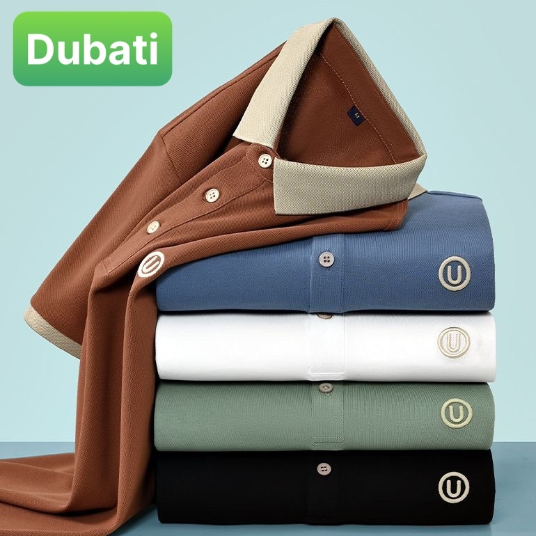 ÁO THUN POLO NAM THÊU NỔI CHỮ U 3D CAO CẤP ÁO THUN CÓ CỔ TAY NGẮN NHIỀU MÀU - DUBATI FASHION