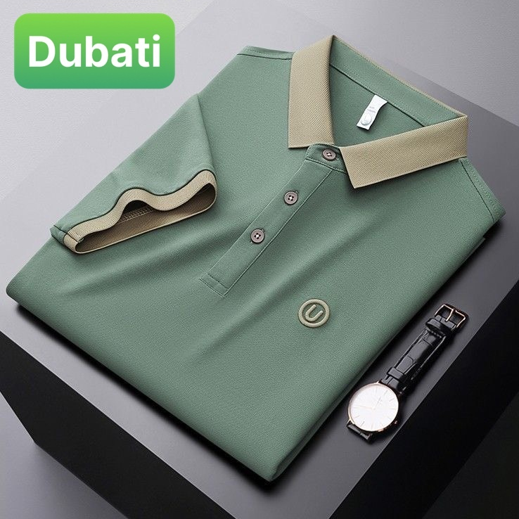 ÁO THUN POLO NAM THÊU NỔI CHỮ U 3D CAO CẤP ÁO THUN CÓ CỔ TAY NGẮN NHIỀU MÀU - DUBATI FASHION