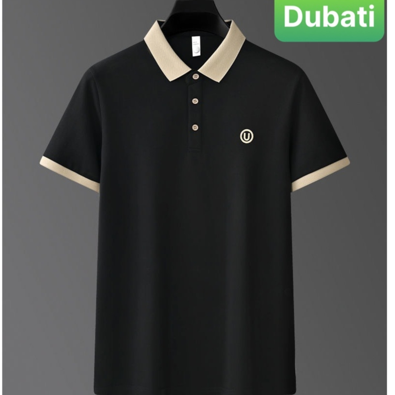 ÁO THUN POLO NAM THÊU NỔI CHỮ U 3D CAO CẤP ÁO THUN CÓ CỔ TAY NGẮN NHIỀU MÀU - DUBATI FASHION