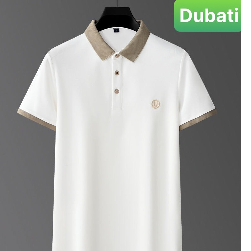 ÁO THUN POLO NAM THÊU NỔI CHỮ U 3D CAO CẤP ÁO THUN CÓ CỔ TAY NGẮN NHIỀU MÀU - DUBATI FASHION
