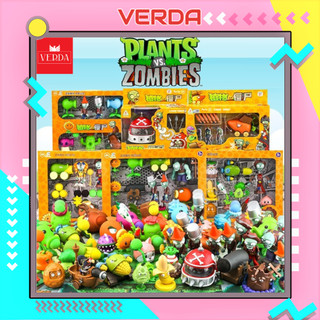 [TẶNG BẢN ĐỒ] Plants vs Zombies đồ chơi mô hình cây bắn zombie - bộ hộp zoombie plant cho bé battle game trẻ em