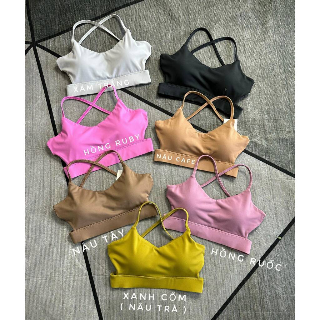 Bra Chéo Lưng Thể Thao Tập Gym-Yoga-Aerobic ⚡️ Hàng xuất khẩu ⚡️